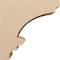 Ekena Millwork 12"W x 24"D x 24"H Classic Diane Rough Cedar Woodgrain TimberThane Corbel, Primed Tan CORUR12X24X24DIARCPR - alternate 5